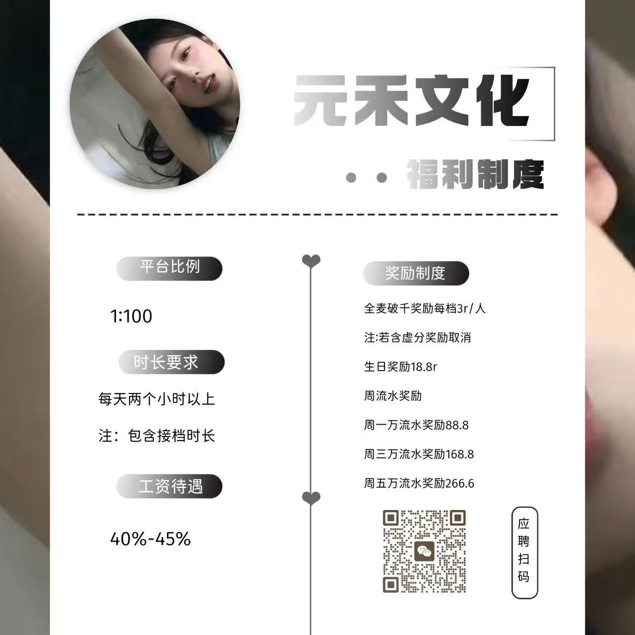 【酷狗】交友女厅：流量大，大量招收优质女